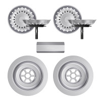 400070EDM Parti vizibile Schock pt chiuveta cu kit de scurgere manual MOND150 Inox Periat 400070EDM imagine 28136
