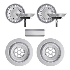 400070EDM Parti vizibile Schock pt chiuveta cu kit de scurgere manual MOND150 Inox Periat 400070EDM imagine 28136