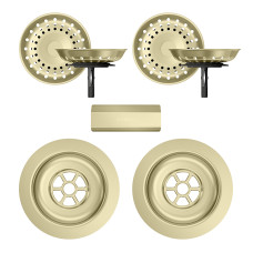 400070WGO Parti vizibile Schock pt chiuveta cu kit de scurgere manual MOND150 White Gold 400070WGO imagine 28137