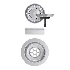400076EDM Parti vizibile Schock pt chiuveta cu kit de scurgere manual SIGD100 WATD100 Inox Periat 400076EDM imagine 28229