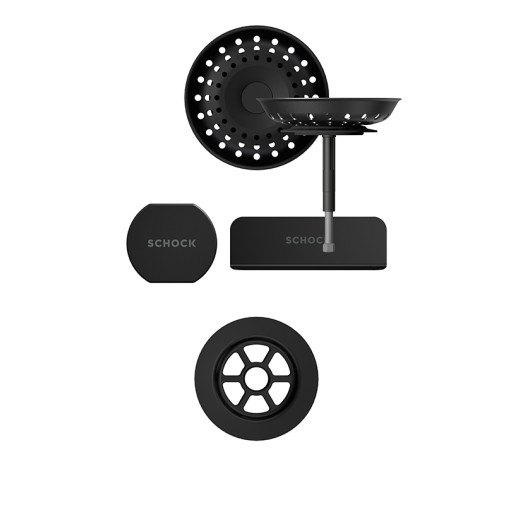 400079PUR Parti vizibile Schock pt chiuveta cu kit de scurgere automat TIAD100-D100L-D100LS Puro -  Schock 400079PUR imagine