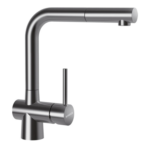 517120EDM Baterie bucatarie Schock Laios Inox Periat cu cap extractibil, cartus ceramic -  SCHOCK 517120EDM imagine