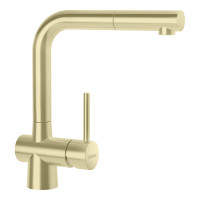 517120WGO Baterie bucatarie Schock Laios White Gold cu cap extractibil, cartus ceramic 517120WGO imagine 28312