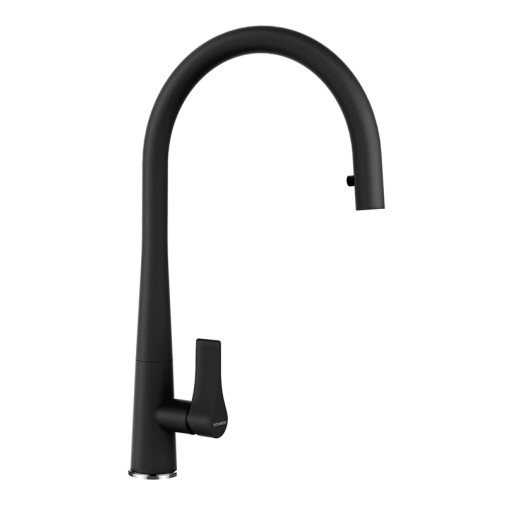 Baterie Granit Schock Gota cu dus extractabil Negru  -  SCHOCK 521120NEGR imagine