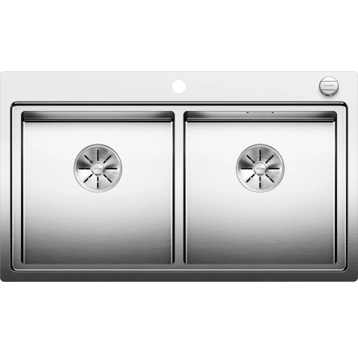 521663 Blanco Divon II - Chiuvetă, 86x51 cm, cu control scurgere, oțel inoxidabil -  Blanco 521663 imagine