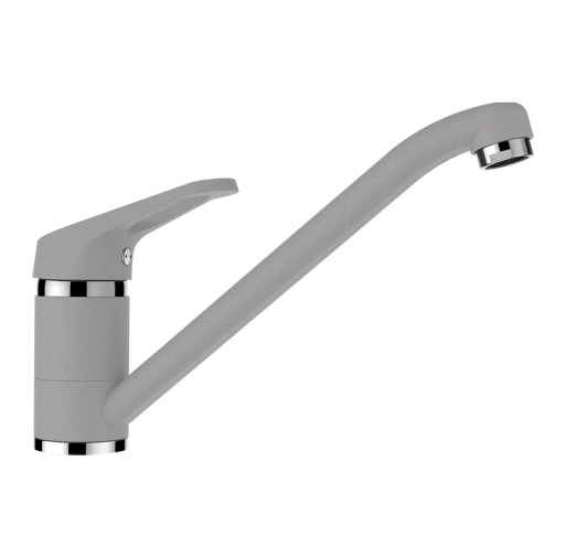 525000CROM Baterie bucatarie Schock Cosmo Cristalite Croma, aspect granit, cartus ceramic, gri -  SCHOCK 525000CROM imagine
