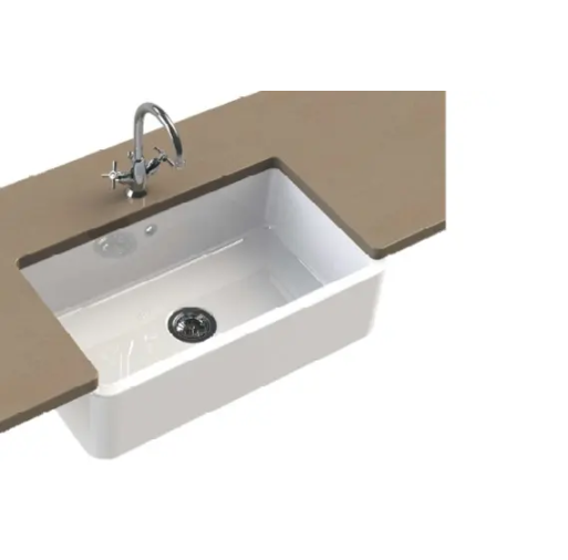 525163 Blanco Villae Farmhouse - Chiuvetă ceramică, 80x46 cm, alb strălucitor -  Blanco 525163 imagine