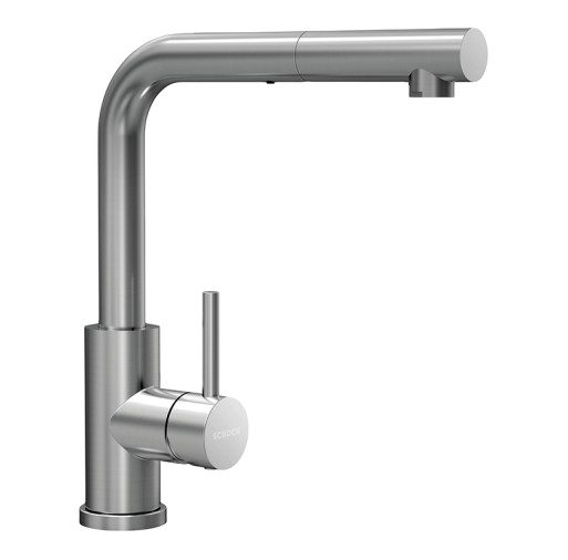 534120EDM Baterie bucatarie Schock Kantus inox periat cu cap extractibil, cartus ceramic -  SCHOCK 534120EDM  imagine