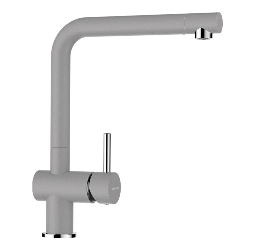 540000CROM Baterie bucatarie Schock Epos Cristalite Croma, aspect granit, cartus ceramic, gri -  SCHOCK 540000CROM imagine