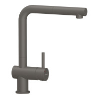 540127SILV Baterie bucatarie Schock Epos Cristadur Silverstone cu cap extractibil, aspect granit, cartus ceramic, gri inchis 540127SILV  imagine 28290