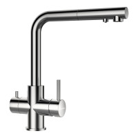 Baterie bucatarie Schock Vitus Inox Periat cu dus extractibi 560120EDM imagine 28344