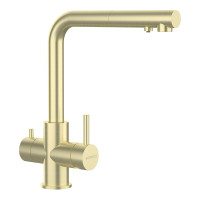 560120WGO Baterie bucatarie Schock Vitus White Gold cu cap extractibil, 3 cai, cartus ceramic 560120WGO imagine 28343