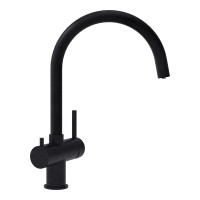 561000PURO Baterie bucatarie Schock Ares Cristadur Puro, 3 cai, aspect granit, cartus ceramic, negru intens 561000PURO imagine 28241