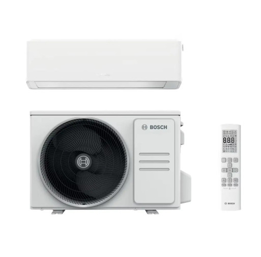 7733702579 + 7733702580 Aer conditionat BOSCH Climate 7000i, 15000 BTU, A+++/A+++, Inverter, Functie Incalzire, Wi-Fi inclus, Alb 7733702579 + 7733702580  imagine