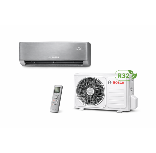 7733703125 ( 7733702577 + 7733703052 ) Aparat de aer conditionat Bosch CL7000i-Set 35 ES, 12000 Btu/h, Modul Wi-Fi inclus,  3,5 kW, R 32, Gri  7733703125 ( 7733702577 + 7733703052 )  imagine