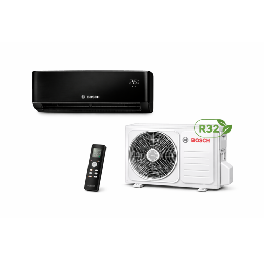 7733703128 ( 7733702573 + 7733703055) Aparat de aer conditionat Bosch CL7000i-Set 20 EB, 7000 Btu/h,  2,0 kW,  R32 , Negru  7733703128 ( 7733702573 + 7733703055)  imagine