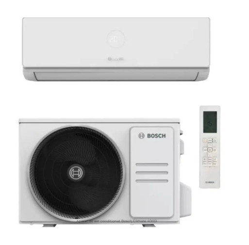Aparat de aer conditionat Bosch Climate 4000i 7733703209 Inverter 12000 BTU Clasa A++/A++ - BOSCH 7733703209 ( 7733703145+7733703146) imagine