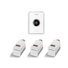 7736701393 EasyControl Set CT 200. Set ce conține 3 capete termostatice, 1 termostat de cameră, alb 7736701393 imagine 26696