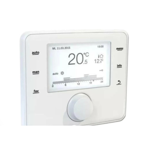 7738114122 CR400. Termostat programabil, comandă în cascada până la 4 surse, poate gestiona 4 circuite de încălzire, clasă eficienţă energetică VI, aport energetic 4,0% 				 7738114122 imagine