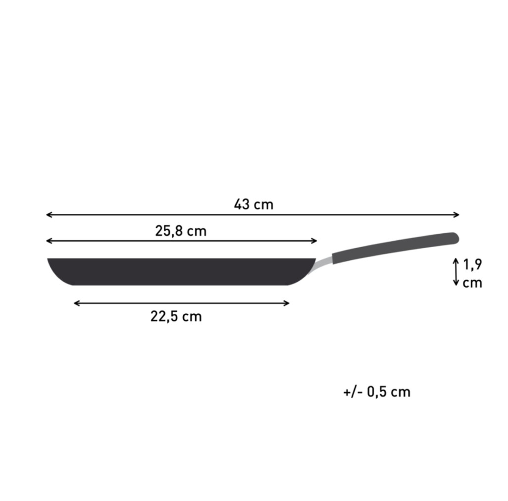 Tigaie de clătite Tefal Pancake Day B7021002, 25 cm, înveliș antiaderent, indicator Thermo-Signal, bază Difussion, roșu & negru -  Tefal B7021002 imagine 1