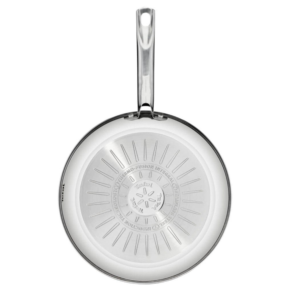 Tigaie Tefal Intuition B8170444 de 24 cm, indicator Thermo-Signal™, inducție, înveliș antiaderent, exterior inox -  Tefal B8170444   imagine 1