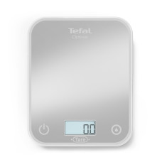 Cantar de bucătărie Tefal Optiss BC50U4V0, 5 kg, sticlă securizată, funcție Tara, cantarire a lichidelor, precizie 0.5g, afisaj LCD, cârlig de agățat, gri BC50U4V0 imagine 27292