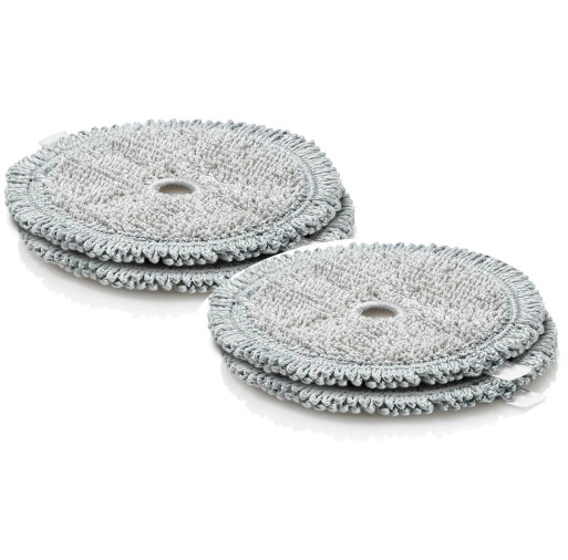 Pad-uri cu microfibră BOSCH BHZUPAD1 Diametru 14cm, Spălare la 40°C, Termen estimat utilizare 6 luni, Pentru Unlimited 7 ProHygienic Aqua - BOSCH BHZUPAD1 imagine