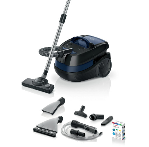 Aspirator cu spalare Bosch BWD41700 multifuncțional Wet&Dry  1200 W Navy Blue  BWD41700 imagine