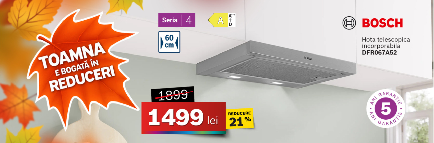 Hota telescopica Bosch DFR067A52, Seria 4