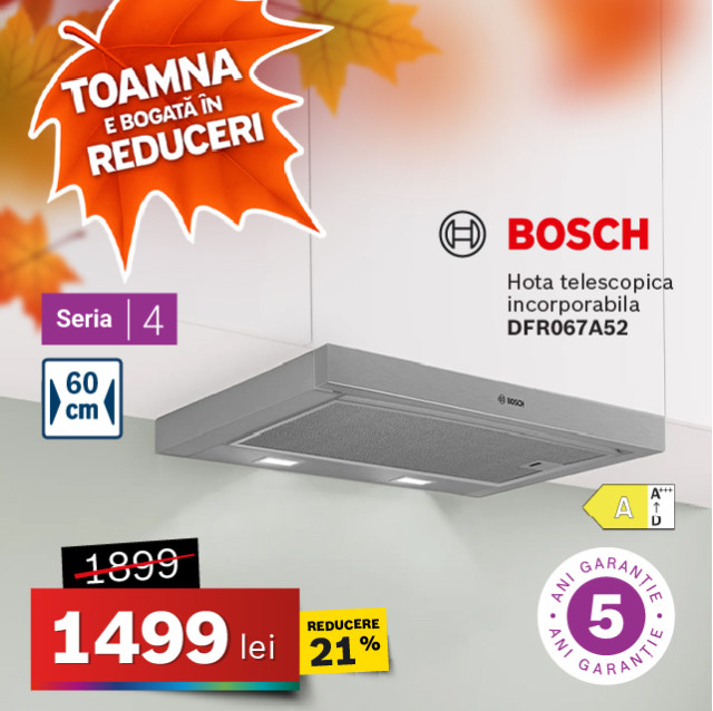 Hota telescopica Bosch DFR067A52, Seria 4