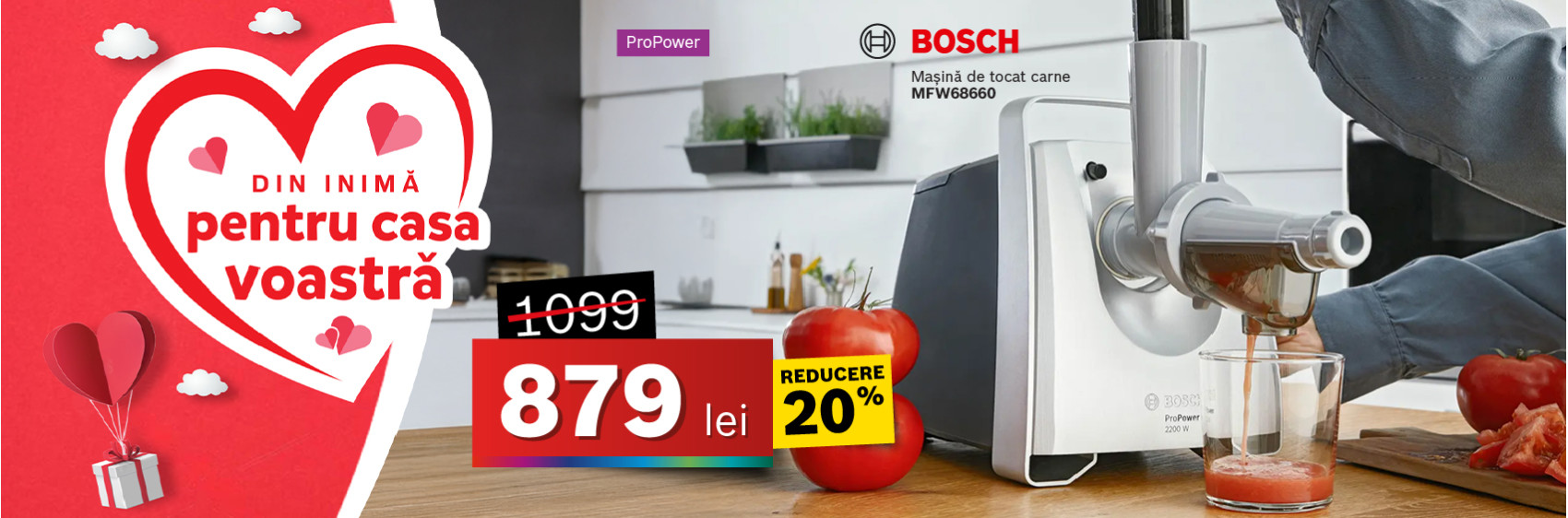Mașină de tocat carne Bosch MFW68660 ProPower