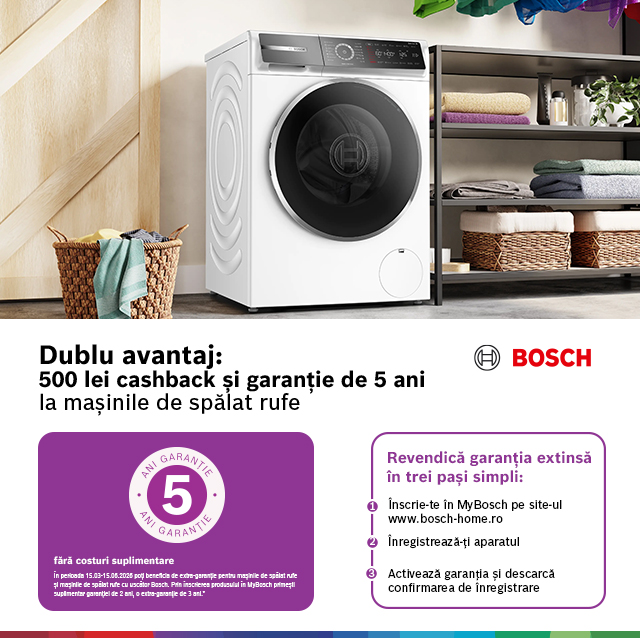 Dublu avantaj: 500 Lei Cash-back și Garanție Extinsă