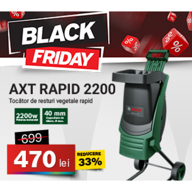 Tocător de resturi vegetale rapid AXT RAPID 2200