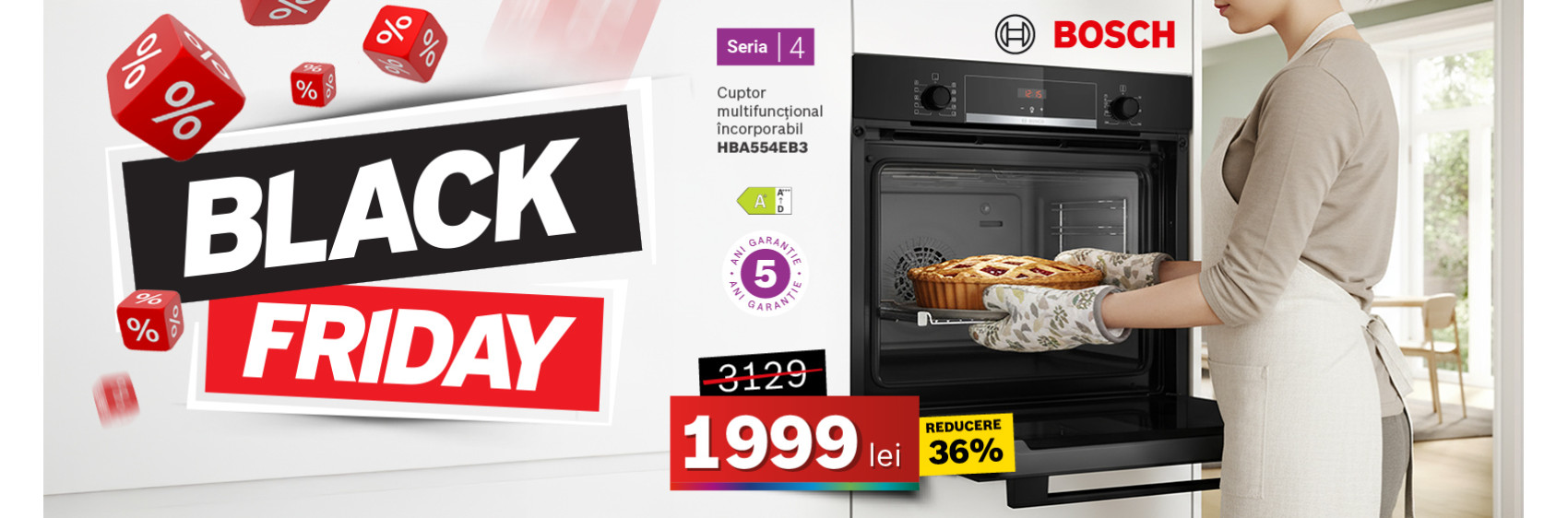 Cuptor electric Bosch HBA554EB3