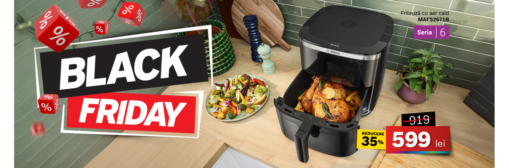 MAFS2671B Friteuză cu aer cald