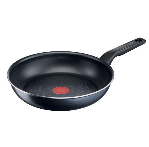 Tigaie XL Force C3850653, 28 cm, înveliș antiaderent 100% sigur, de lungă durată, Thermo-Signal™, bază Diffusion+, aluminiu, negru -  Tefal C3850653 imagine