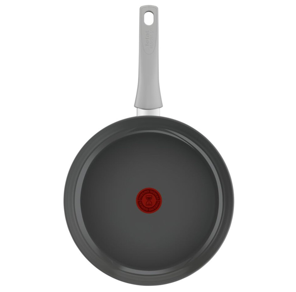 Tigaie 26 cm Tefal Renew On C4270532, 100% aluminiu reciclat, indicator Thermo-Signal, compatibil cu inductia, invelis ceramic, gri -  Tefal C4270532 imagine 1