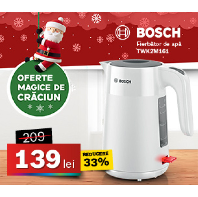 Fierbător electric Bosch TWK2M161