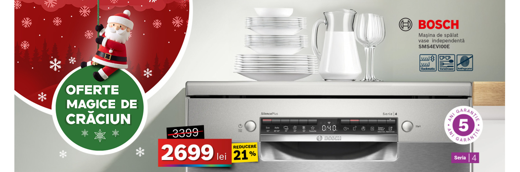 Masina de spalat vase Bosch SMS4EVI00E