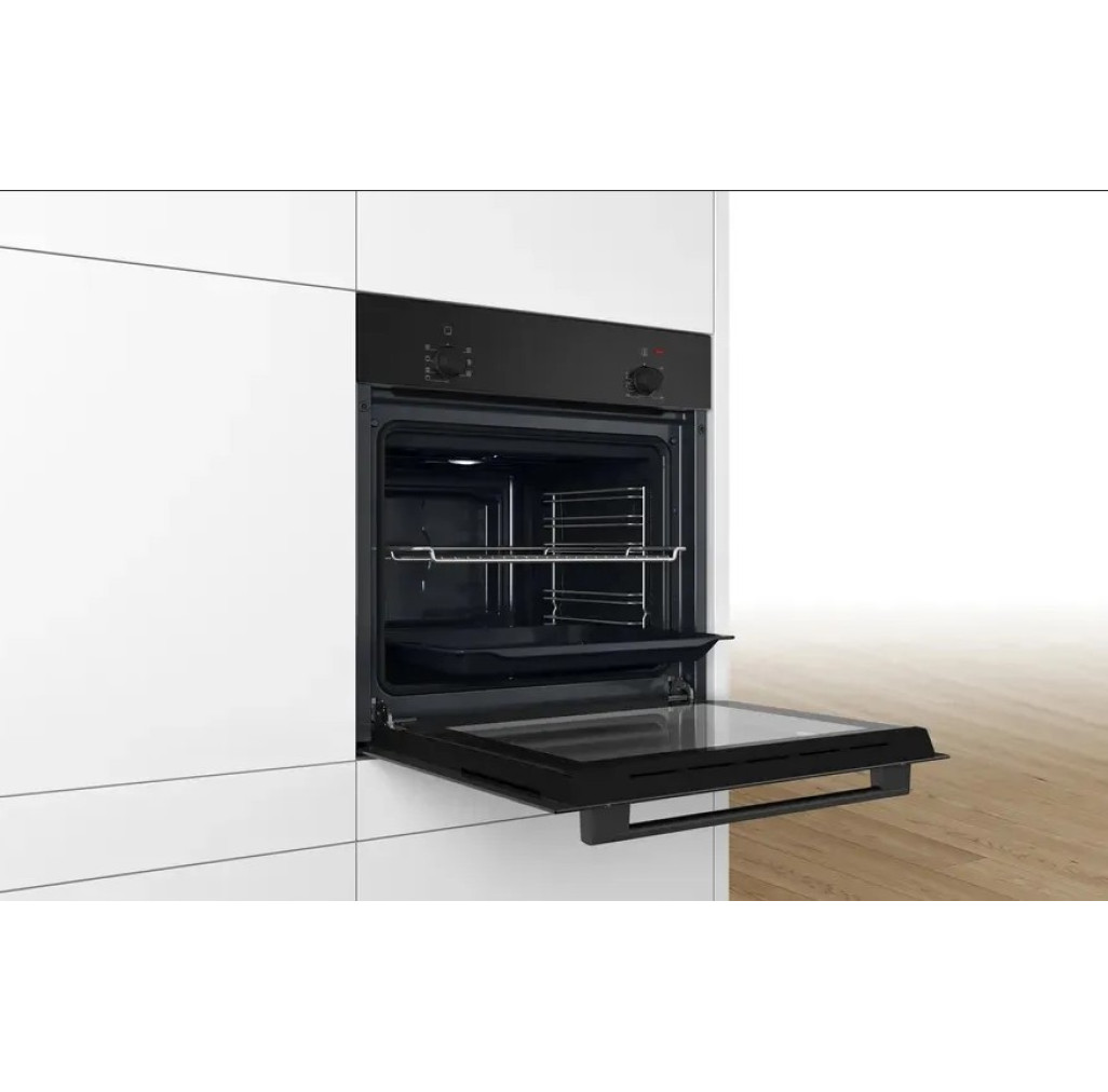 HBF010BA1 Cuptor electric incorporabil Bosch , 66 L, 59,4cm, Negru HBF010BA1 imagine 1