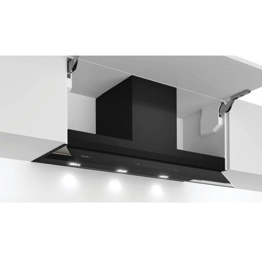Hota incorporabila Bosch D95XAM2S0 seria N 70 90 cm clear glass black printed D95XAM2S0 imagine