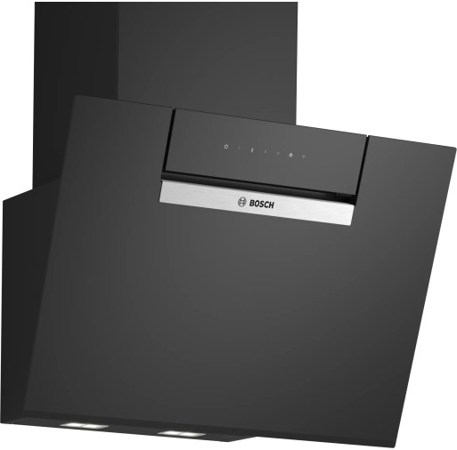 Hota decorativa Bosch DWK67FN60 seria 4 60 cm clear glass black printed DWK67FN60 imagine