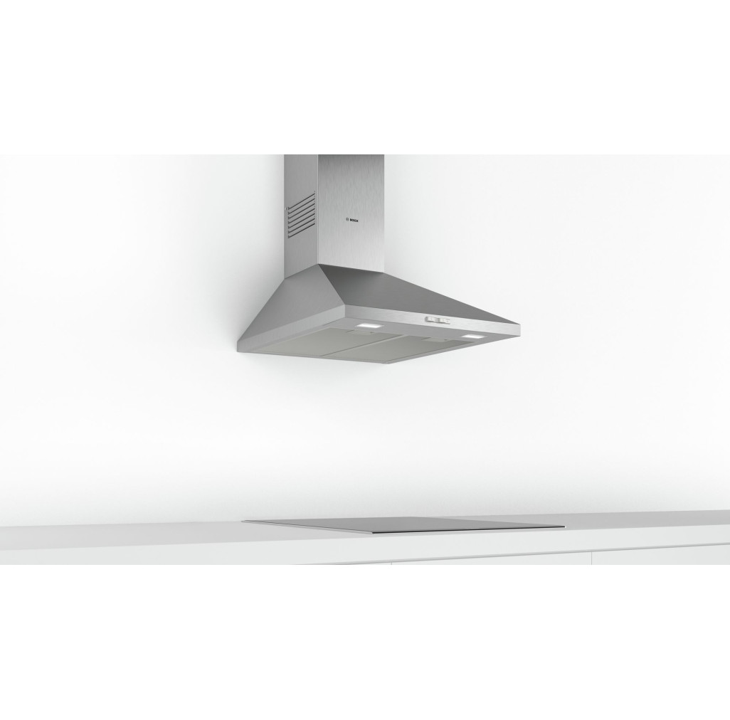 DWP65BC51  Seria 2, Hotă decorativă de perete, 60 cm, Inox - BOSCH DWP65BC51 imagine 1