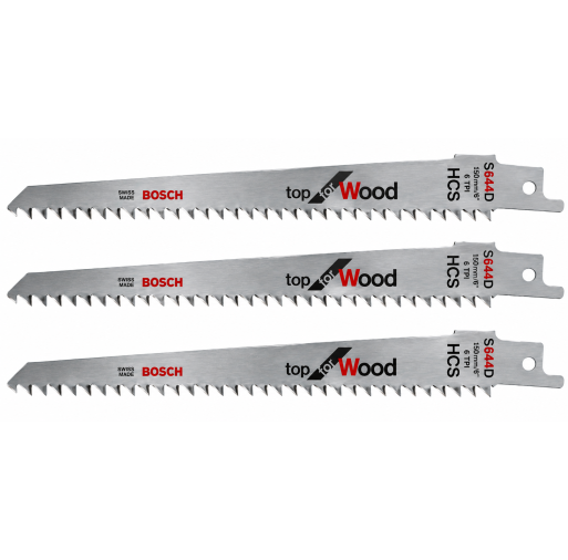 F016800303 Set de 3 panze de ferastrau Bosch - ROBERT BOSCH F016800303 imagine