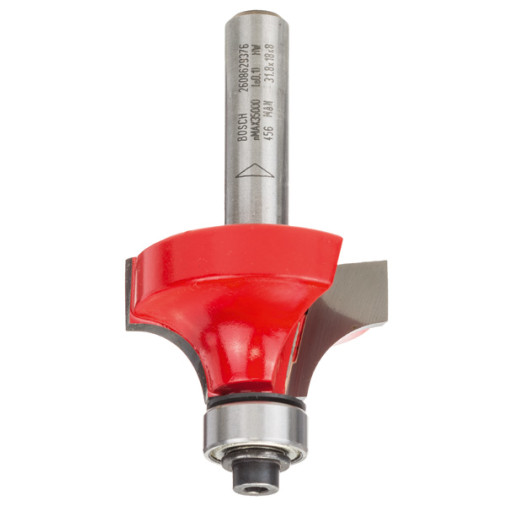 2608629376 Freză de rotunjit Expert for Wood, 8 mm, D 31,75 mm, R1 9,5 mm, L 18 mm, G 60 mm 2608629376 imagine