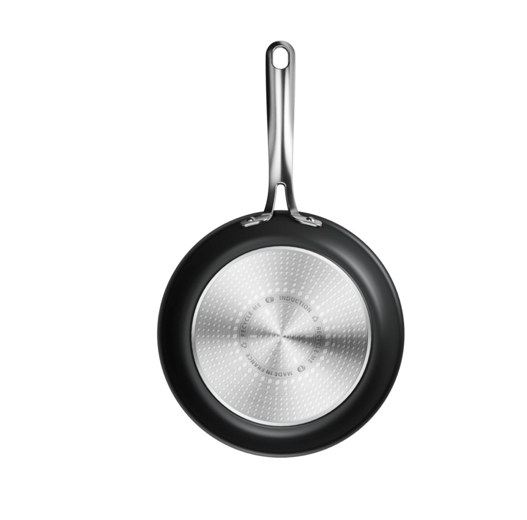 Tigaie Tefal Excellence+ G3300602, 28 cm, invelis antiaderent, tehnologie FUSIONCORE, Thermo-Signal™, maner nituit, aluminiu, inductie, negru -  Tefal G3300602 imagine 1