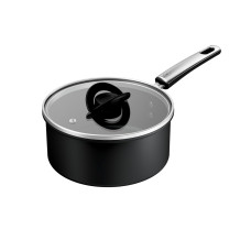 Cratita cu capac Tefal Excellence+ G3282343, 18 cm, invelis antiaderent, tehnologie FUSIONCORE, Thermo-Signal™, maner nituit, aluminiu, inductie, negru G3282343  imagine 27161