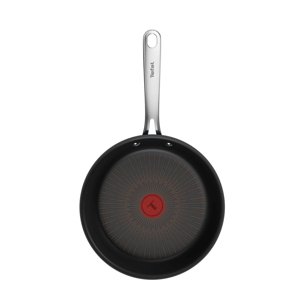 Tigaie Tefal Excellence+ G3300402, 24 cm, invelis antiaderent, tehnologie FUSIONCORE, Thermo-Signal™, maner nituit, aluminiu, inductie, negru -  Tefal G3300402 imagine 1
