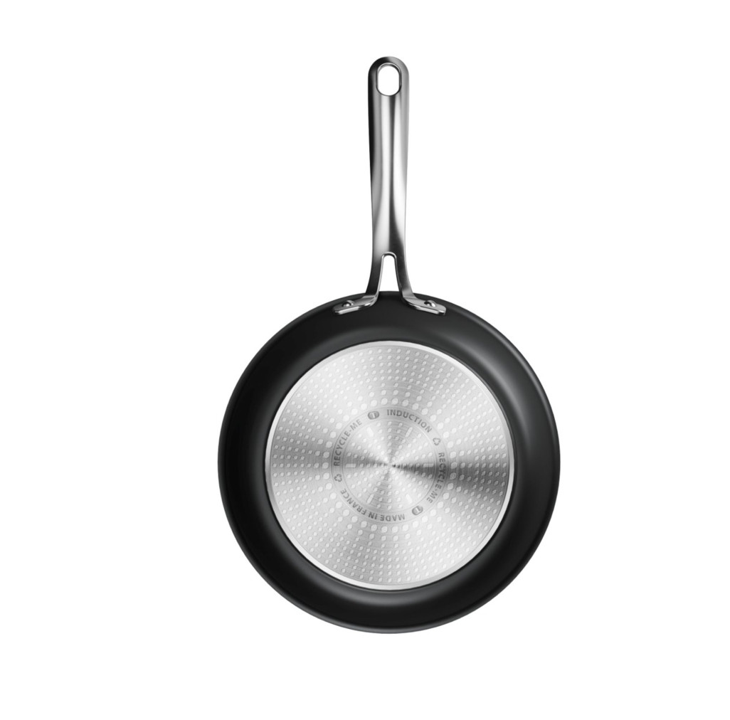 Tigaie Tefal Excellence+ G3300402, 24 cm, invelis antiaderent, tehnologie FUSIONCORE, Thermo-Signal™, maner nituit, aluminiu, inductie, negru -  Tefal G3300402 imagine 1