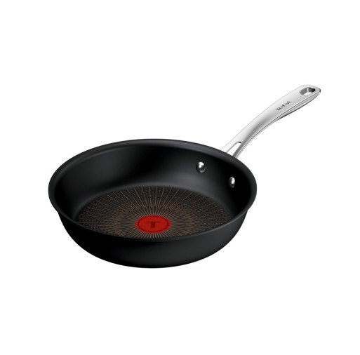 Tigaie Tefal Excellence+ G3300553, 26 cm, invelis antiaderent, tehnologie FUSIONCORE, Thermo-Signal™, maner nituit, aluminiu, inductie, negru -  Tefal G3300553 imagine